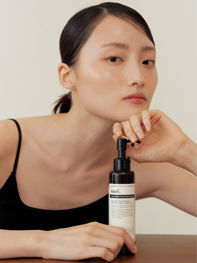 Гидрофильное масло Dear, Klairs Gentle Black Deep Cleansing Oil