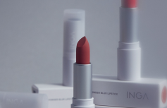 Помада для губ с полуматовым финишем INGA Powder Blur Lipstick Evening Rose