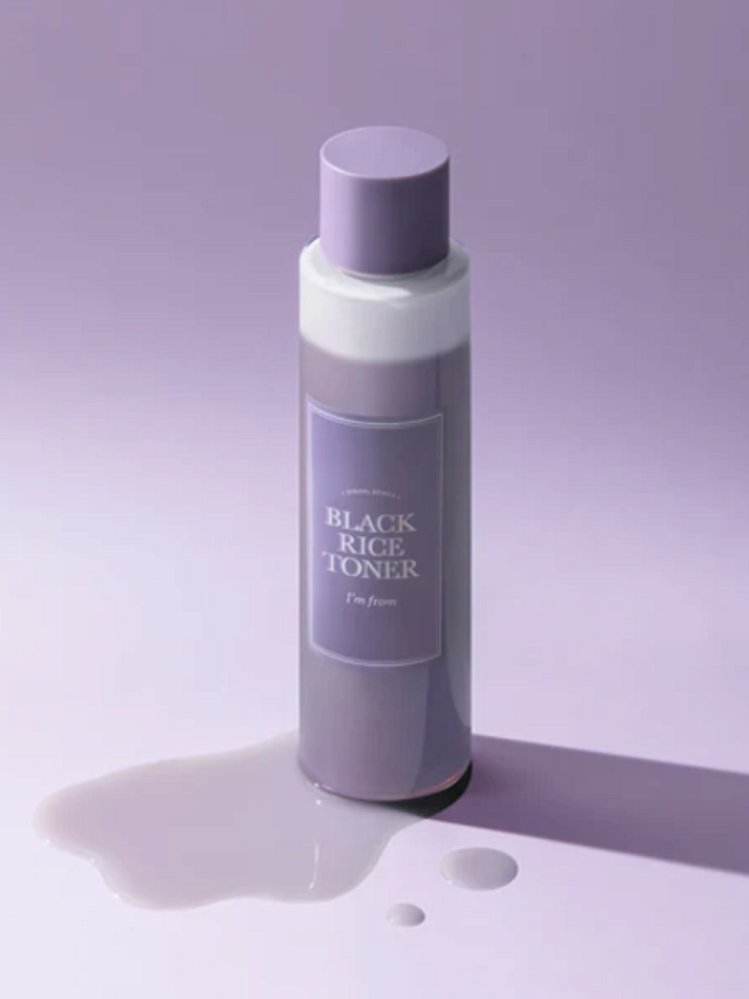 Двухфазный успокаивающий тонер с экстрактом черного риса I'm from Black Rice Toner