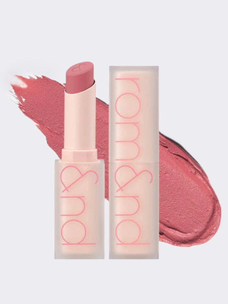 Мягкая кремовая помада в холодном нюдовом оттенке rom&nd Zero Matte Lipstick 10 Pink Sand