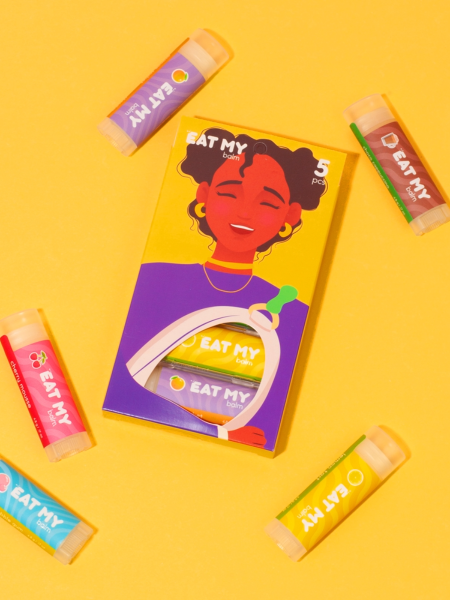 Набор питательных бальзамов для губ  "Счастливые Моменты" Eat My Balm Set Happy Moments