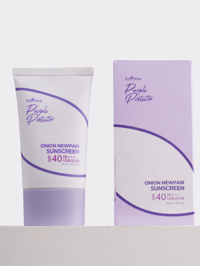 Солнцезащитный крем с экстрактом красного лука IsNtree Onion Newpair Sunscreen SPF40+ PA+++