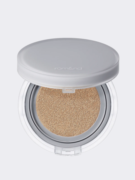 Тональный кушон с матовым финишем в бежевом оттенке rom&nd Nu Zero Cushion 04 Beige 23 SPF24 PA++