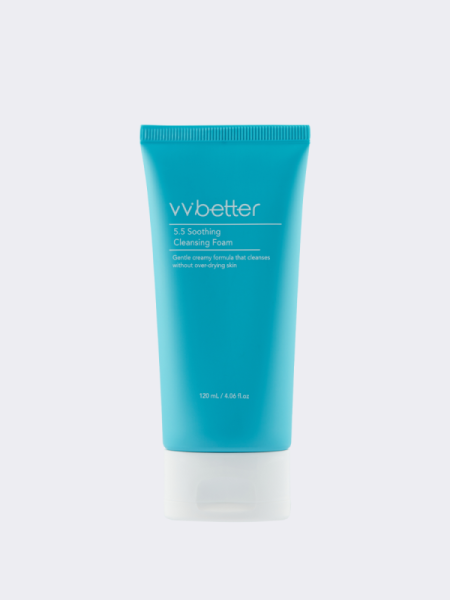 Успокаивающая пенка с растительными экстрактами VVBETTER pH5.5 Soothing Cleansing foam Успокаивающая пенка с растительными экстрактами VVBETTER pH5.5 Soothing Cleansing foam
