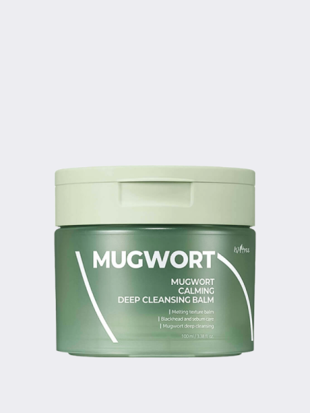 Успокаивающий гидрофильный бальзам с экстрактом полыни IsNtree Mugwort Calming Deep Cleansing Balm Успокаивающий гидрофильный бальзам с экстрактом полыни IsNtree Mugwort Calming Deep Cleansing Balm