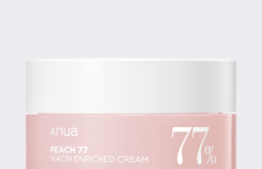 Смягчающий крем для лица с экстрактом персика и ниацинамидом ANUA Peach 77% Niacin Enriched Cream