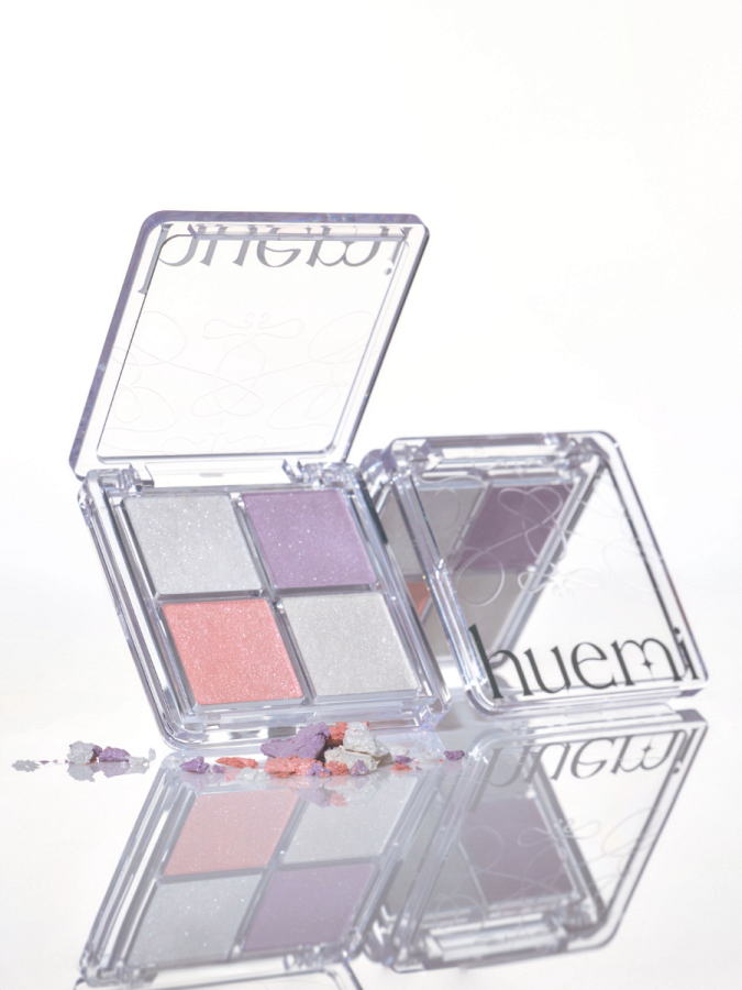 Многофункциональная палетка-хайлайтер Huemi Multi-Use Glow On Palette №01 Full Glam