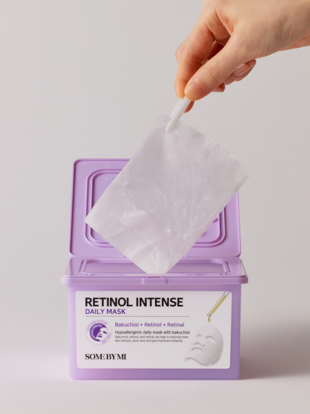 Набор разглаживающих тканевых масок для лица с ретинолом Some By Mi Retinol Intense Daily Mask Набор разглаживающих тканевых масок для лица с ретинолом Some By Mi Retinol Intense Daily Mask