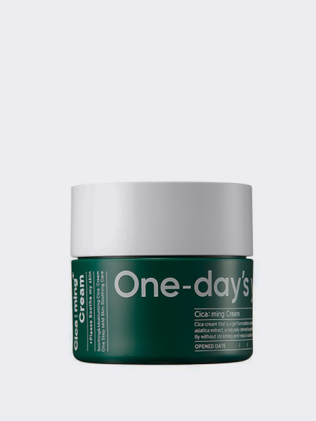 Успокаивающий гель-крем с экстрактом центеллы азиатской One-Day's You Cica:ming Cream Успокаивающий гель-крем с экстрактом центеллы азиатской One-Day's You Cica:ming Cream