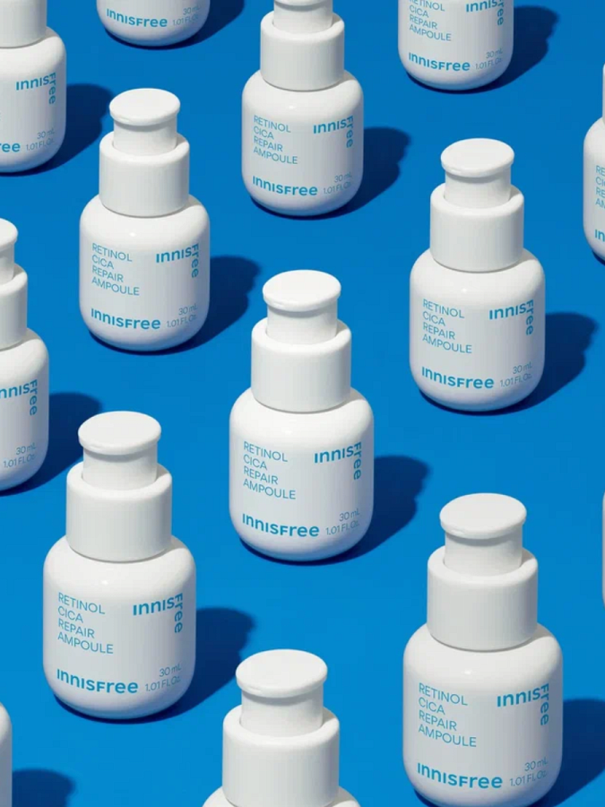 Успокаивающая сыворотка для лица с ретинолом и экстрактом центеллы innisfree Retinol Cica Repair Ampoule