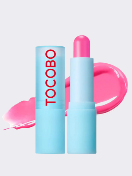 Увлажняющий оттеночный бальзам для губ в розовом оттенке TOCOBO Glass Tinted Lip Balm 012 Better Pink