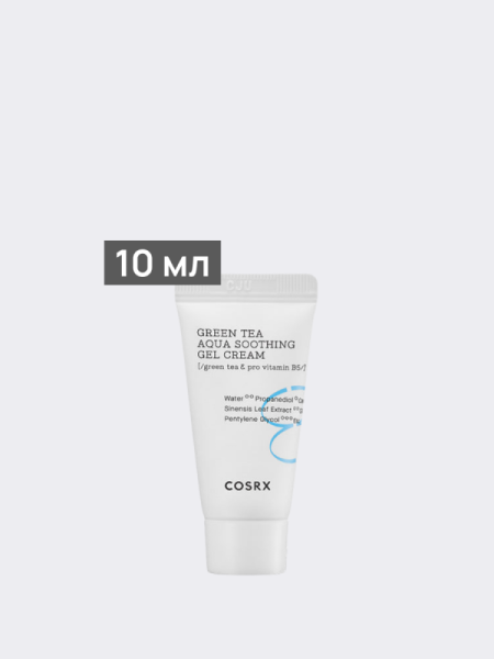 Успокаивающий гель-крем с зелёным чаем COSRX Green Tea Aqua Soothing Gel Cream