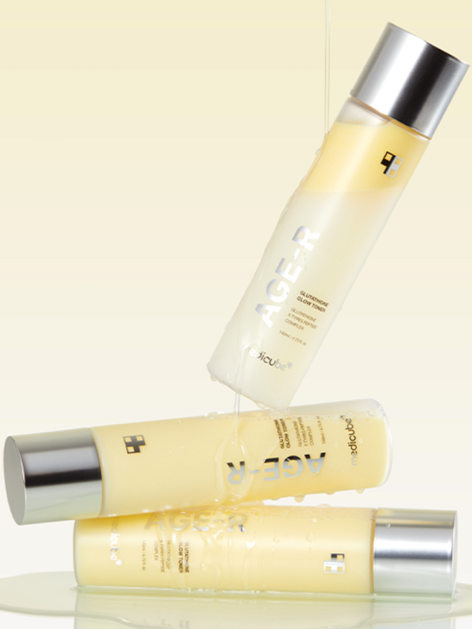 Двухфазный осветляющий тонер с глутатионом Medicube AGE-R Glutathione Glow Toner