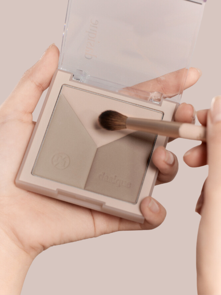 Сухая палетка-корректор для контуринга в холодных оттенках Dasique V Cut Blending Shading #02 Cool Blending