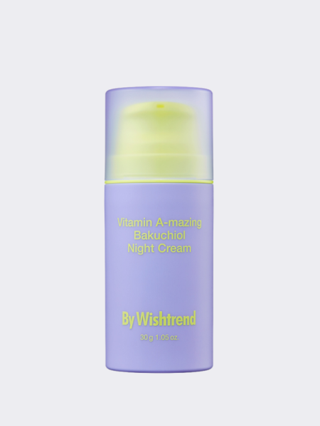 Ночной регенерирующий крем с бакучиолом и ретиналем By Wishtrend Vitamin A-mazing Bakuchiol Night Cream Ночной регенерирующий крем с бакучиолом и ретиналем By Wishtrend Vitamin A-mazing Bakuchiol Night Cream