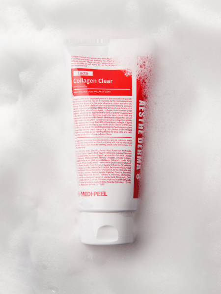 МИНИ Смягчающая пенка для умывания с коллагеном MEDI-PEEL Aesthe Derma Lacto Collagen Clear МИНИ Смягчающая пенка для умывания с коллагеном MEDI-PEEL Aesthe Derma Lacto Collagen Clear