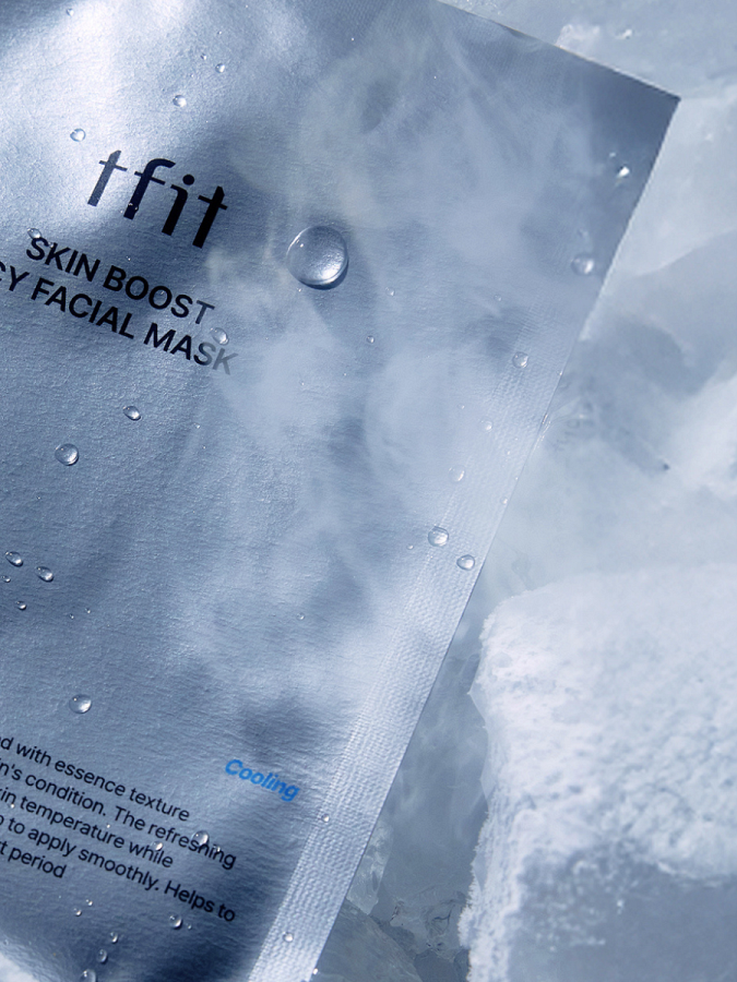 Освежающая тканевая маска TFIT Skin Boost Icy Facial Mask