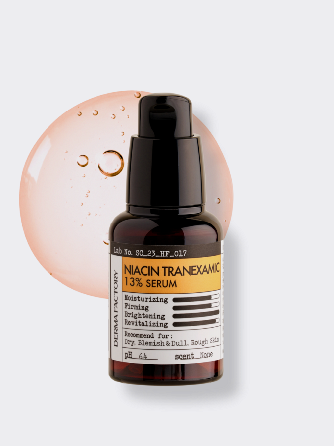 Осветляющая сыворотка для лица с транексамовой кислотой Derma Factory Niacin Tranexamic 13% Serum
