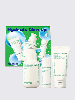 Подарочный набор для глубокого увлажнения с экстрактом зеленого чая innisfree Hydrate Glow-Up Set