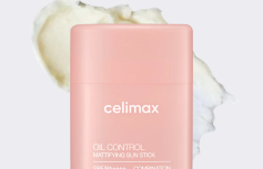 Матирующий солнцезащитный стик с растительными экстрактами Celimax Oil Control Mattifying Sun Stick SPF50+ PA++++