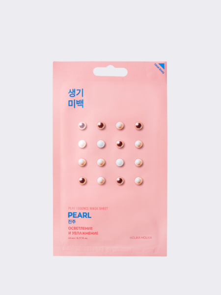 Осветляющая тканевая маска с экстрактом жемчуга Holika Holika Pure Essence Mask Sheet Pearl