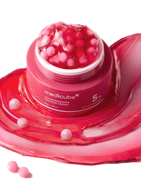 Осветляющий капсульный крем для лица с транексамовой кислотой и ниацинамидом Medicube TXA Niacinamide Capsule Cream