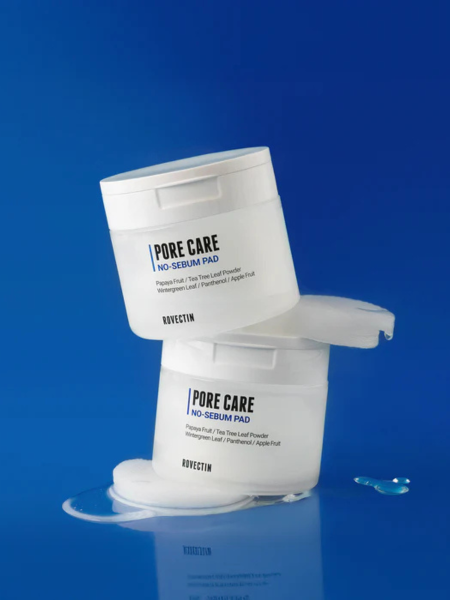 Себорегулирующие тонер-пэды с растительными экстрактами ROVECTIN Pore Care No-Sebum Pad Себорегулирующие тонер-пэды с растительными экстрактами ROVECTIN Pore Care No-Sebum Pad