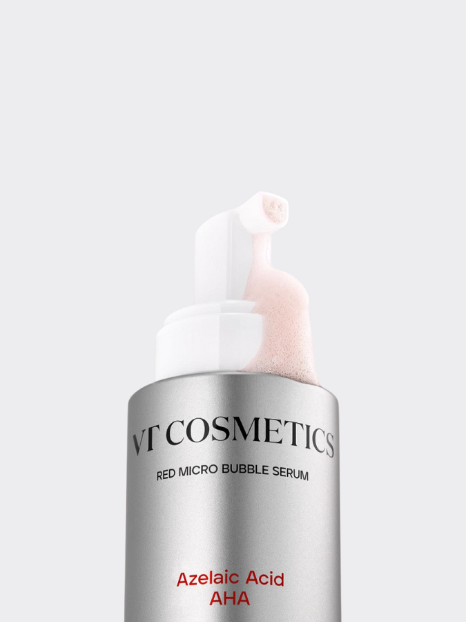 Отшелушивающая пузырьковая сыворотка с кислотами VT Az AHA Red Micro Bubble Serum