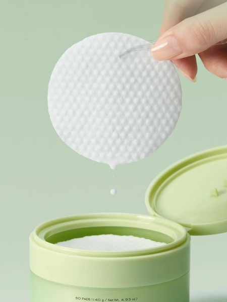 Очищающие диски для лица с экстрактом зелёного чая Arencia Pore Melt Cleansing Oil Pad