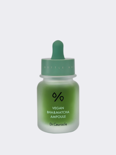 Себорегулирующая ампульная сыворотка с экстрактом чая матча Dr.Ceuracle Dr.Ceuracle Vegan BHA & Matcha Ampoule Себорегулирующая ампульная сыворотка с экстрактом чая матча Dr.Ceuracle Dr.Ceuracle Vegan BHA & Matcha Ampoule