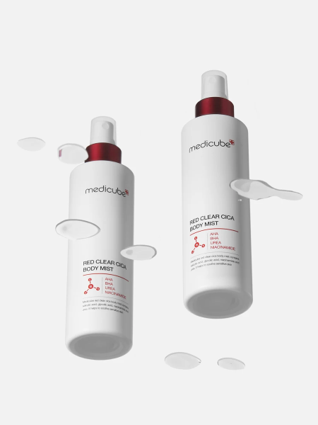 Противовоспалительный спрей для тела с кислотами Medicube Red Clear Cica Body Mist