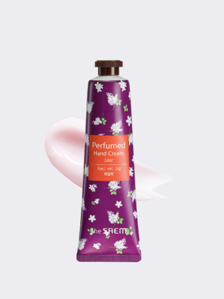 Парфюмированный крем для рук с ароматом сирени The Saem Perfumed Hand Cream Lilac