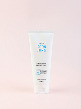 Слабокислотная очищающая пенка ETUDE HOUSE  Soon Jung 5.5 Foam Cleanser