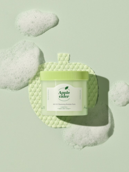 Очищающие пузырьковые диски для лица с яблочным уксусом Ariul Apple Cider All Kill Cleansing Bubble Pads