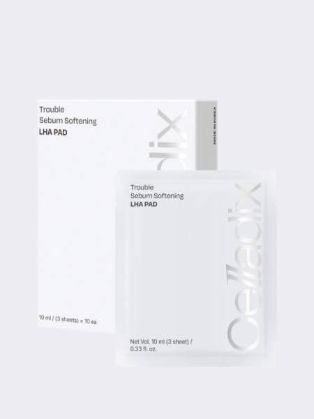 Набор обновляющих тонер-дисков с кислотами Celladix Trouble Sebum Softening LHA Pad