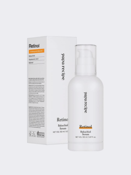 Обновляющая сыворотка для лица с ретинолом и бакучиолом Papa Recipe Retinol Bakuchiol Serum Обновляющая сыворотка для лица с ретинолом и бакучиолом Papa Recipe Retinol Bakuchiol Serum