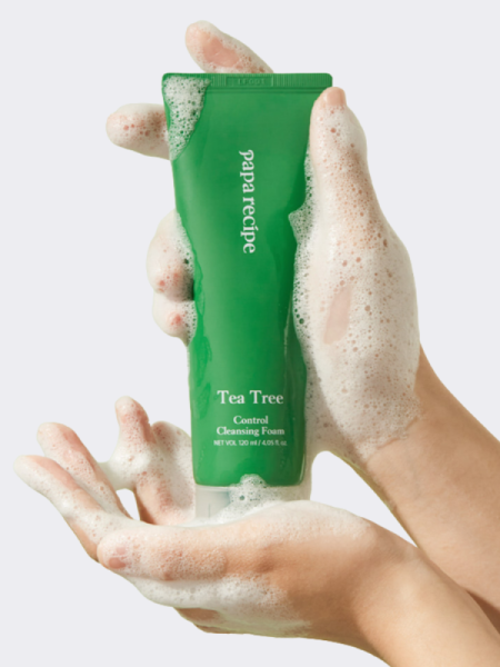 Пенка для умывания с экстрактом чайного дерева Papa Recipe Tea Tree Control Cleansing Foam Пенка для умывания с экстрактом чайного дерева Papa Recipe Tea Tree Control Cleansing Foam