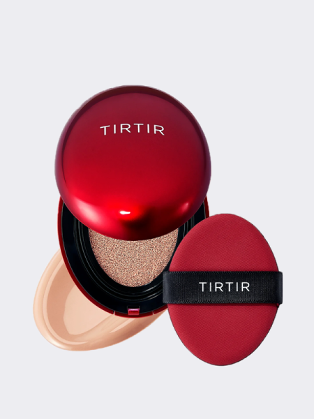 Тональный кушон с полуматовым финишем TIRTIR Mask Fit Red Cushion 22C Peach Beige