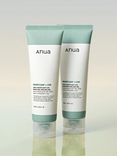 Успокаивающий пилинг-гель с экстрактом хауттюйнии ANUA Heartleaf LHA Moisture Peeling Gel