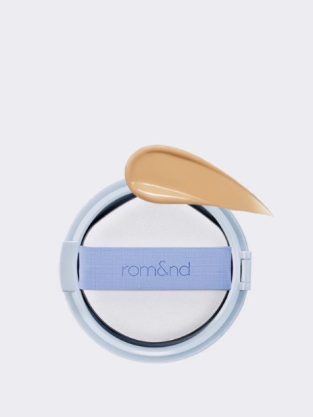 Рефил для кушона с влажным финишем в тёплом песочном оттенке rom&nd Bare Water Cushion 05 Sand 25 SPF38 PA++++ REFILL