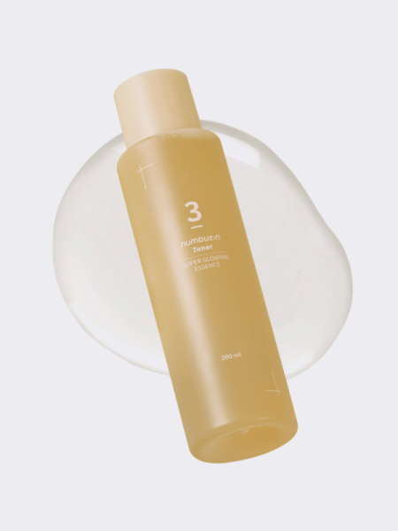 Ферментированный тонер-эссенция для сияния кожи Numbuzin No.3 Super Glowing Essence Toner Ферментированный тонер-эссенция для сияния кожи Numbuzin No.3 Super Glowing Essence Toner