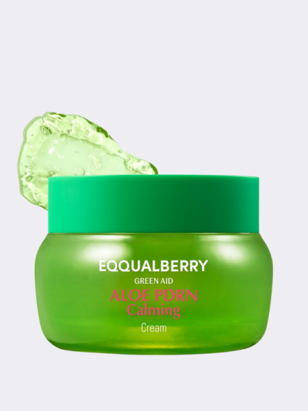 Успокаивающий крем-гель для лица с алоэ и ПДРН EQQUALBERRY Aloe PDRN Calming Cream