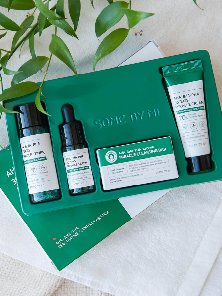 Набор для проблемной кожи с кислотами Some By Mi AHA-BHA-PHA 30 Days Miracle Starter Kit Edition Набор для проблемной кожи с кислотами Some By Mi AHA-BHA-PHA 30 Days Miracle Starter Kit Edition