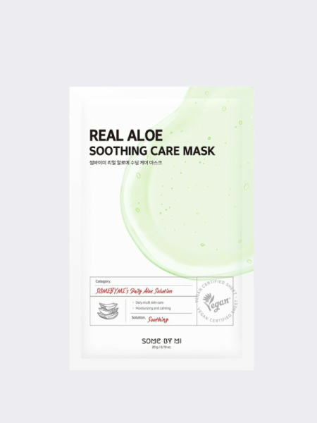 Смягчающая тканевая маска с экстрактом алоэ Some By Mi Real Aloe Soothig Mask Смягчающая тканевая маска с экстрактом алоэ Some By Mi Real Aloe Soothig Mask