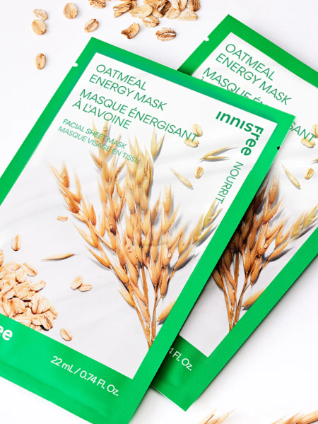Питательная тканевая маска с овсяным экстрактом innisfree Nourishing Oatmeal Energy Mask Питательная тканевая маска с овсяным экстрактом innisfree Nourishing Oatmeal Energy Mask