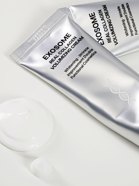 Укрепляющий крем для лица с экзосомами и бакучиолом DR.REBORN Exosome Real Collagen Volumizing Cream