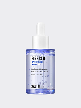 Сыворотка для лица против воспалений и постакне ROVECTIN Pore Care Refining LHA Ampoule
