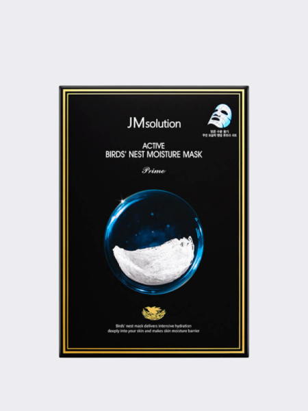 Ультратонкая тканевая маска с экстрактом ласточкиного гнезда JMsolution Active Bird's Nest Moisture Mask Ультратонкая тканевая маска с экстрактом ласточкиного гнезда JMsolution Active Bird's Nest Moisture Mask