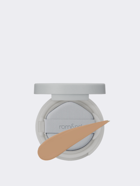 МИНИ Тональный кушон с матовым финишем в песочном оттенке rom&nd Nu Zero Cushion 05 Sand 25 SPF24 PA++ МИНИ Тональный кушон с матовым финишем в песочном оттенке rom&nd Nu Zero Cushion 05 Sand 25 SPF24 PA++