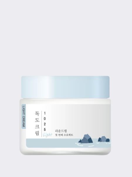 Лёгкий увлажняющий крем для лица с морской водой Round Lab 1025 Dokdo Light Cream Лёгкий увлажняющий крем для лица с морской водой Round Lab 1025 Dokdo Light Cream